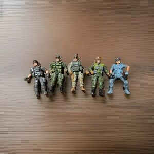 GI Joe The Corps Lanard Chap Mei? 5 Action Figures Lot Military Police Combat